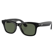 Умные очки с камерой Ray Ban Wayfarer Shiny Black/Green G15 Green 53-155