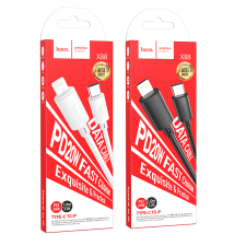 Кабель Hoco X89 Wind PD Type-C на Type-C 60W 3А 1M Красный