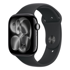Apple Watch Series 11 Умные часы Apple Watch Series 11 46 мм Jet Black Aluminium Case with Sport Band Black M/L watch