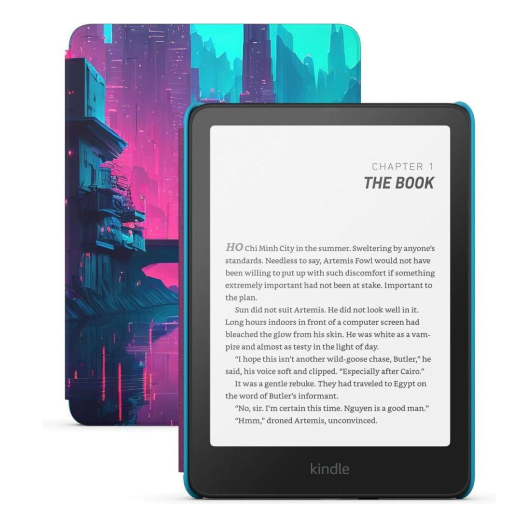 Электронная книга Amazon Kindle Paperwhite 2024 Kids Edition 16Gb Cyber City