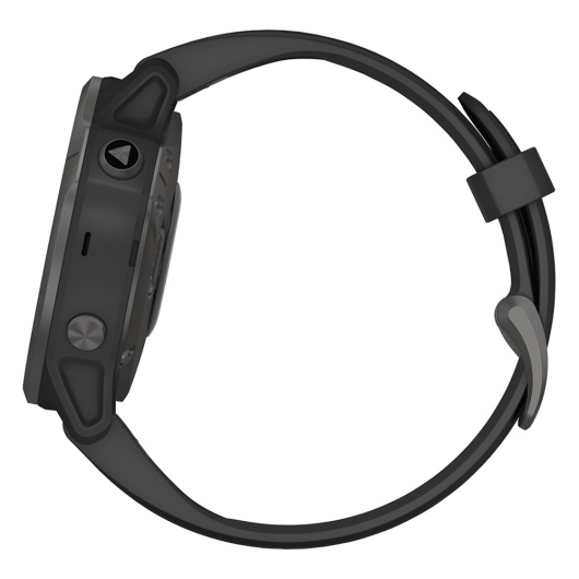 Умные часы Garmin Fenix 6S Sapphire DLC серый/черный