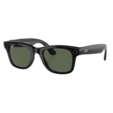 Умные очки Ray-Ban Wayfarer, Matte Black / Transitions Graphite Green (155-53)