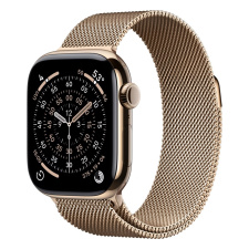 Apple Watch Series 11 Умные часы Apple Watch Series 11 46mm Gold Titanium Case with Gold Milanese Loop M/L, Cellular watch