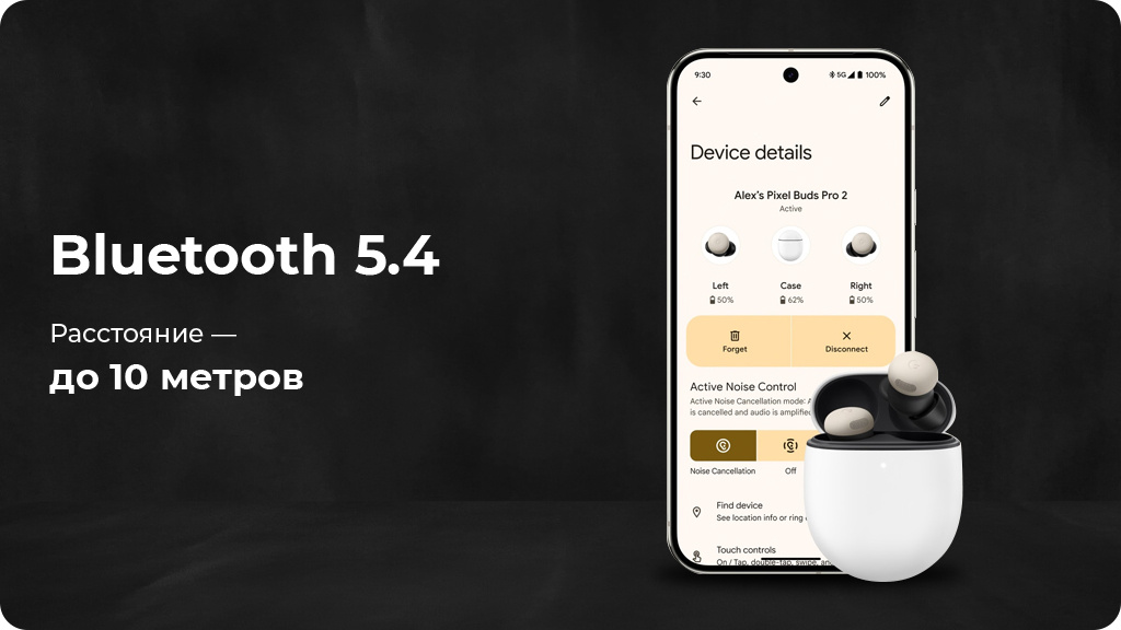 Беспроводные наушники Google Pixel Buds Pro 2, porcelain (Бежевый)