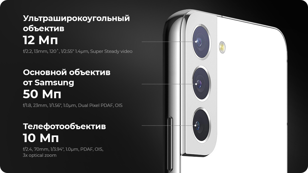 Samsung Galaxy S22+ 5G 8/256GB Розовый (РСТ)