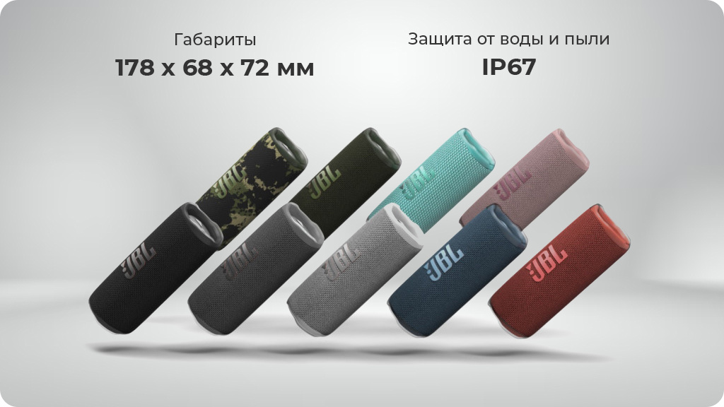 Портативная акустика JBL Flip 6 розовая