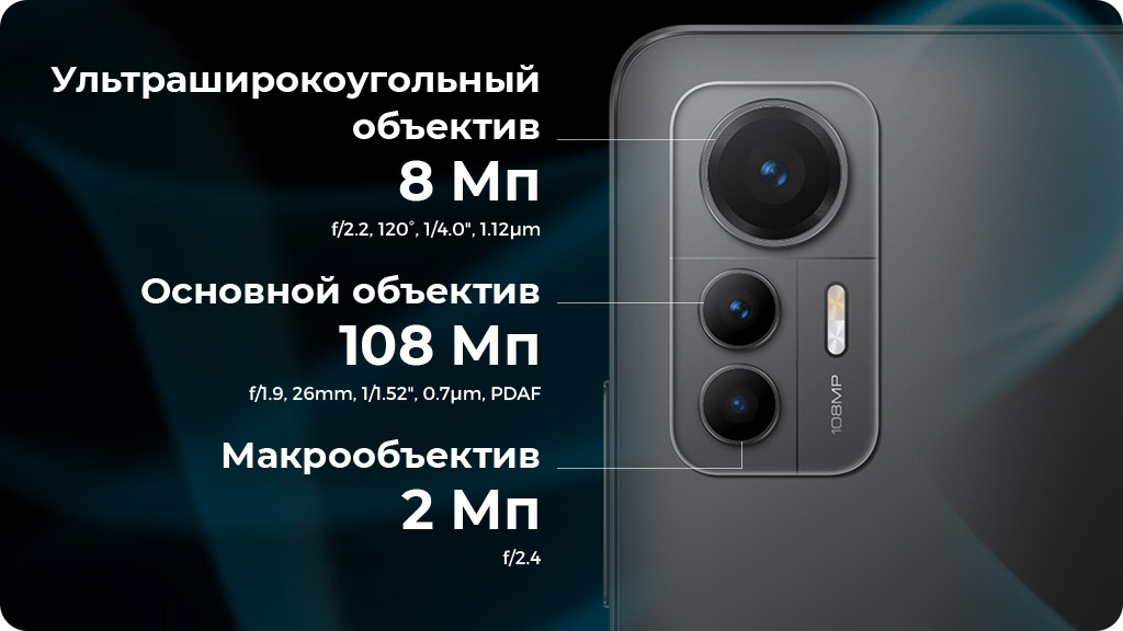 Xiaomi 12 Lite 6/128Gb Зеленый Global Version