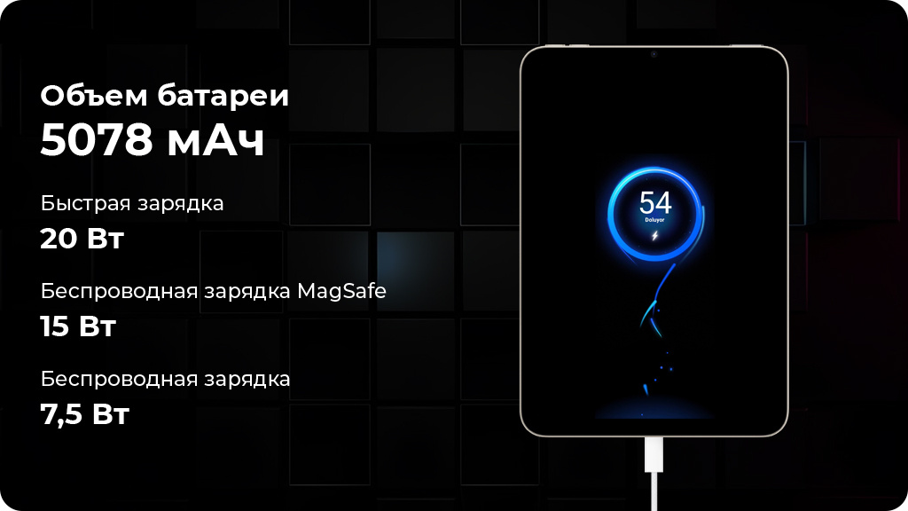 Планшет Apple iPad mini (2024) Wi-Fi 256Gb Сияющая звезда