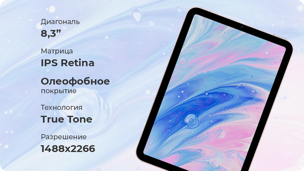 Apple iPad mini (2021) Wi-Fi 256Gb Серый