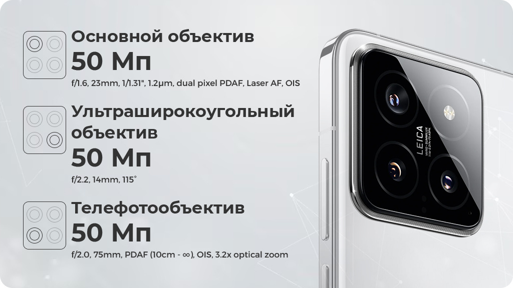 Xiaomi 14 12/256Gb РСТ Черный